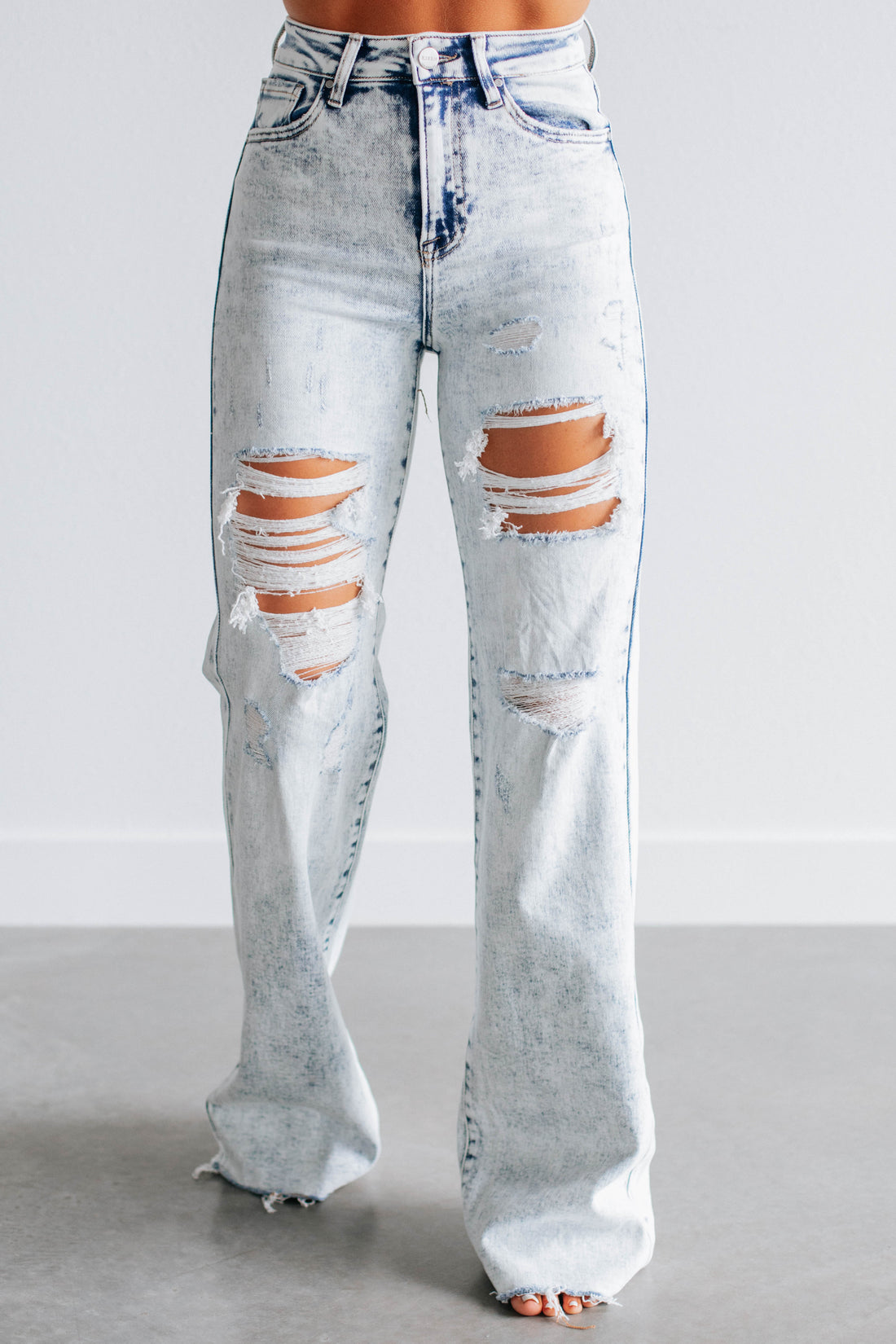 Avril Risen Jeans - Vintage Light Wash