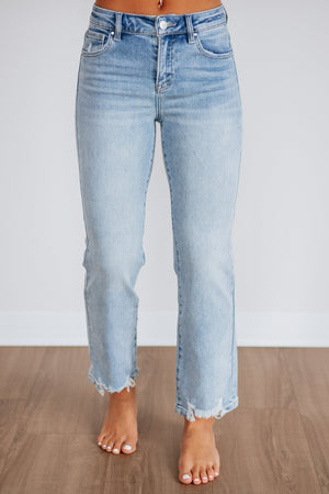 Avery Risen High Rise Jeans - Light Wash