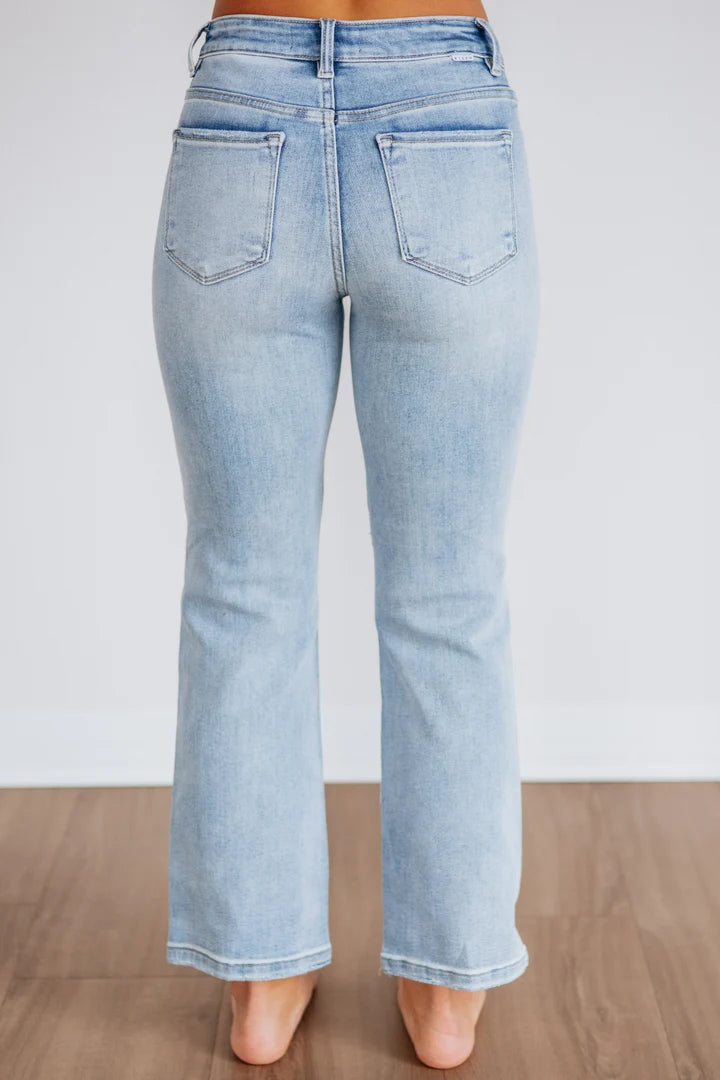 Avery Risen High Rise Jeans - Light Wash