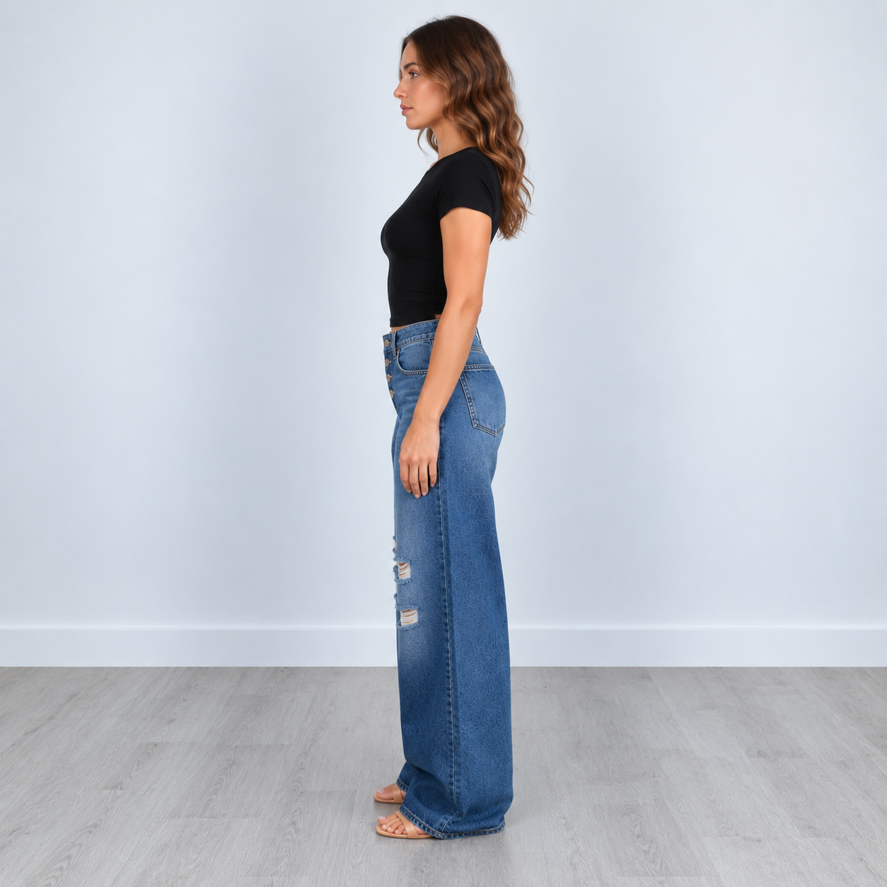 Harper KanCan High Rise Denim Jeans Dark Wash