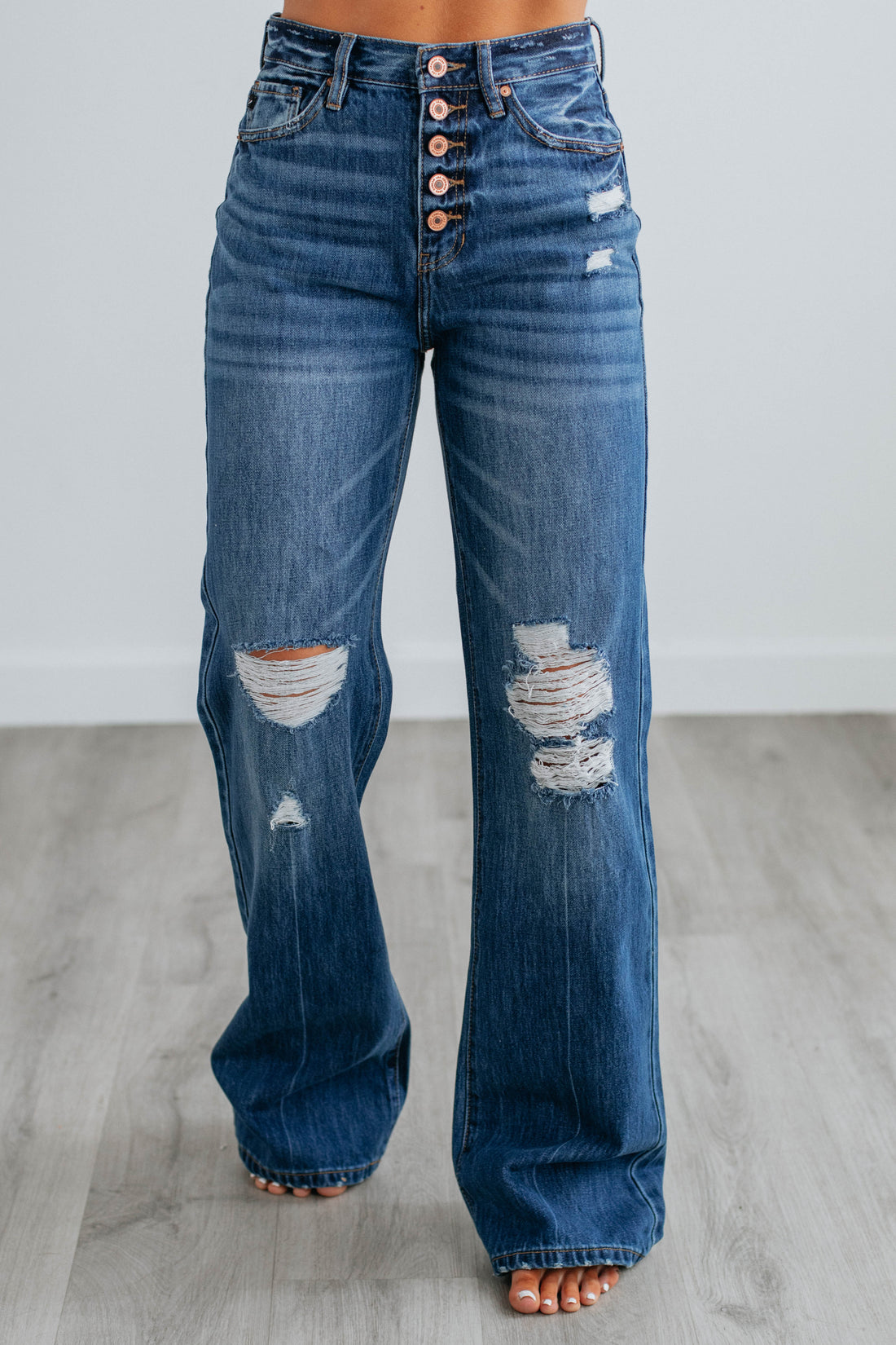Harper KanCan Dark Wash High Rise Denim
