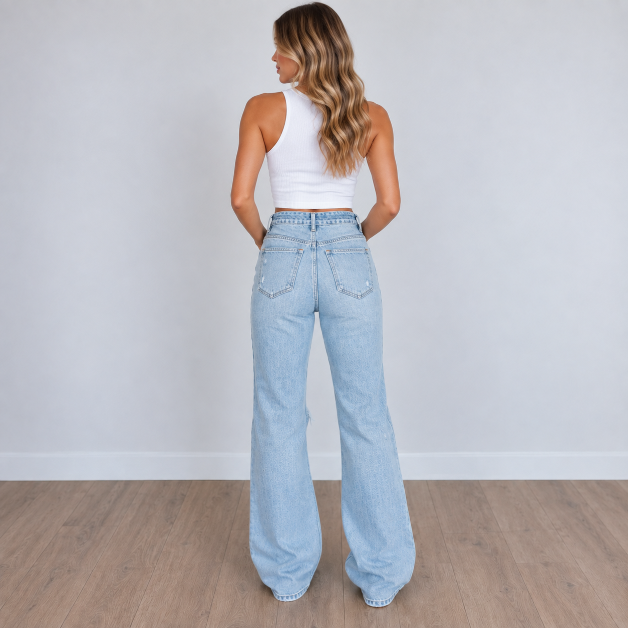 Harper KanCan Light Wash High Rise Denim Jeans