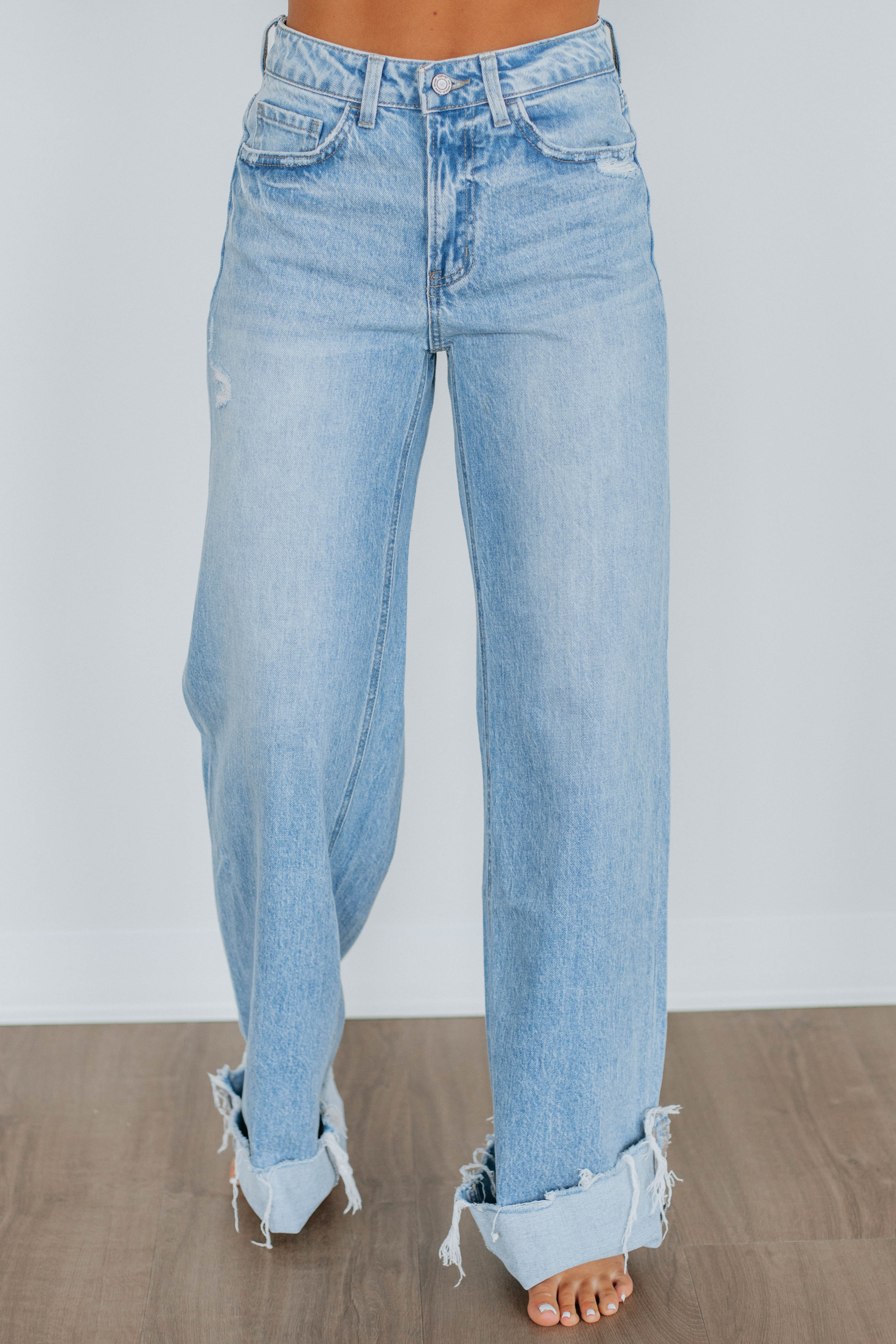 Sienna Vervet Light Wash High Rise Denim Pants